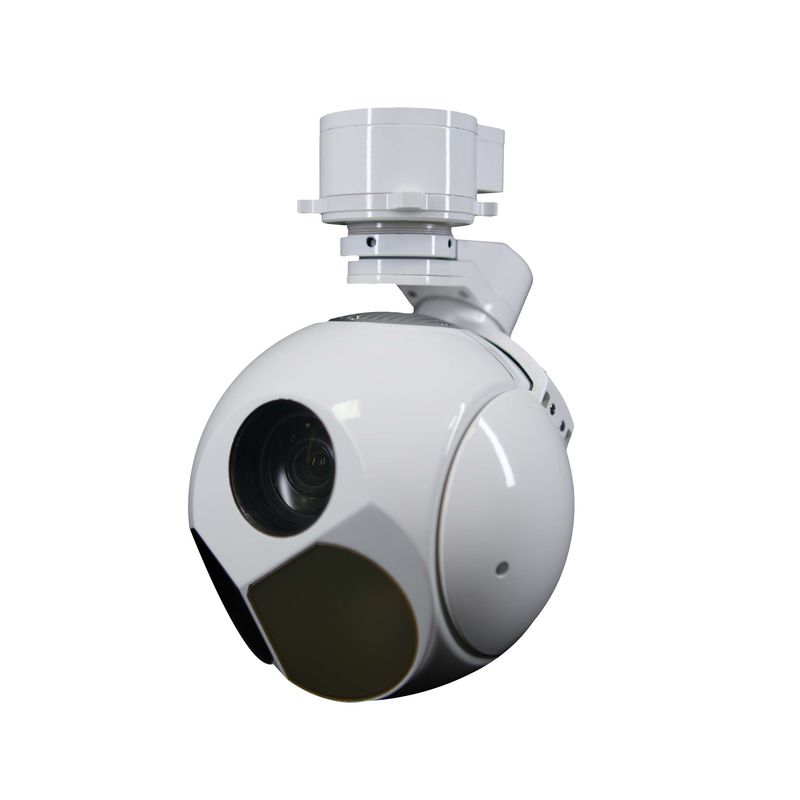 1,1 kg dreiachsige UAV-Gimbal-Kamera mit IR-EO-Sensor und Laser-Ranging-Funktion