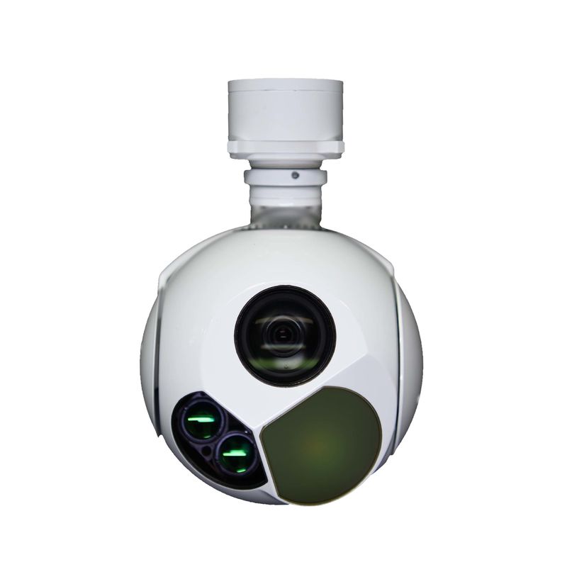 1,1 kg dreiachsige UAV-Gimbal-Kamera mit IR-EO-Sensor und Laser-Ranging-Funktion